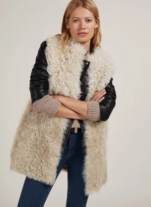 Ardi Shearling Gilet Vest