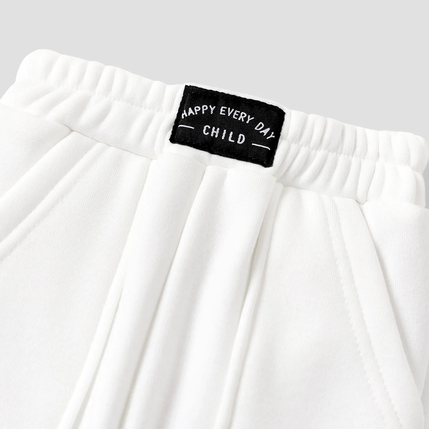 Baby Boy/Girl Solid Fleece-lining Casual Pants