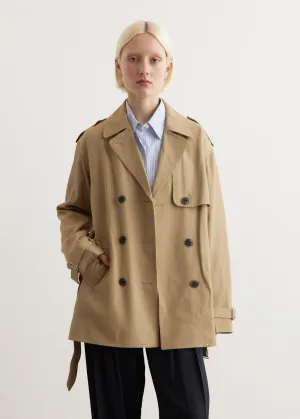 Beverly Cropped Trench