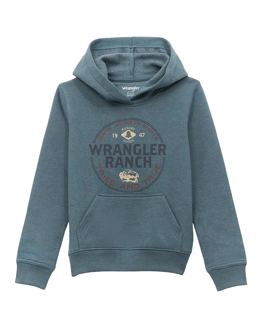 Boys' Wrangler Ranch Pullover Hoodie