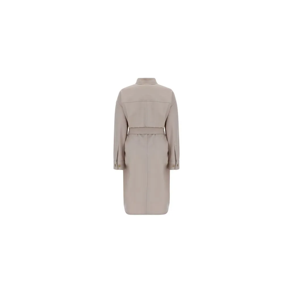 Brunello Cucinelli Belted Wool Coat