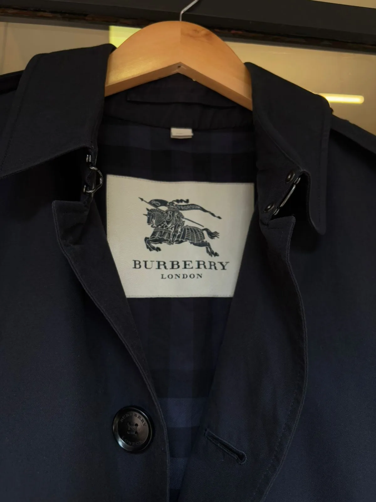 Burberry Navy Trenchcoat