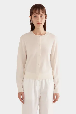 Cashmere Cardigan - Off White