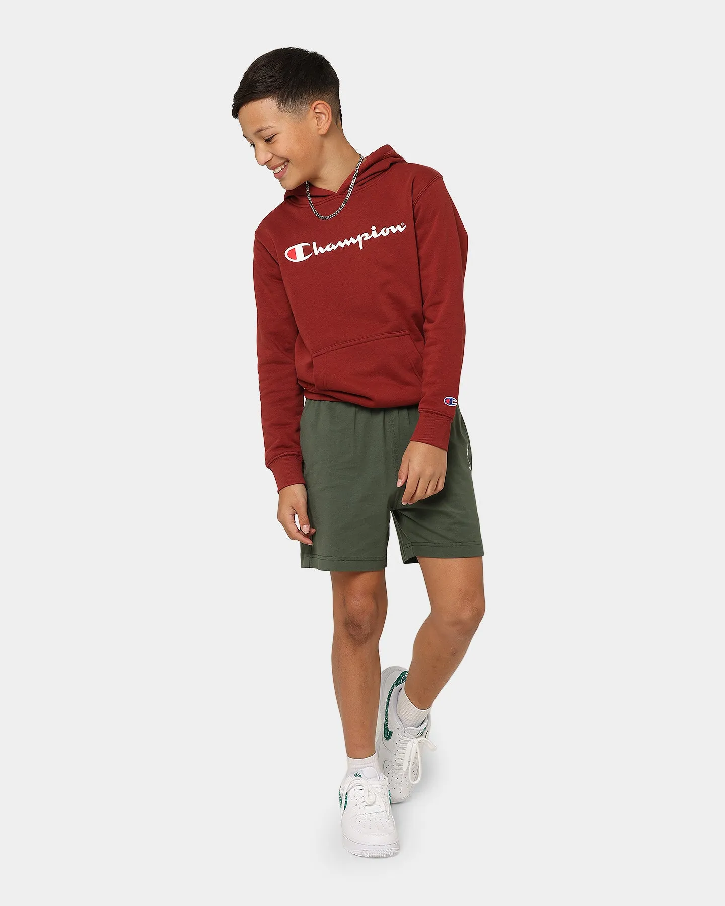 Champion Kids' Script Hoodie Tangiers