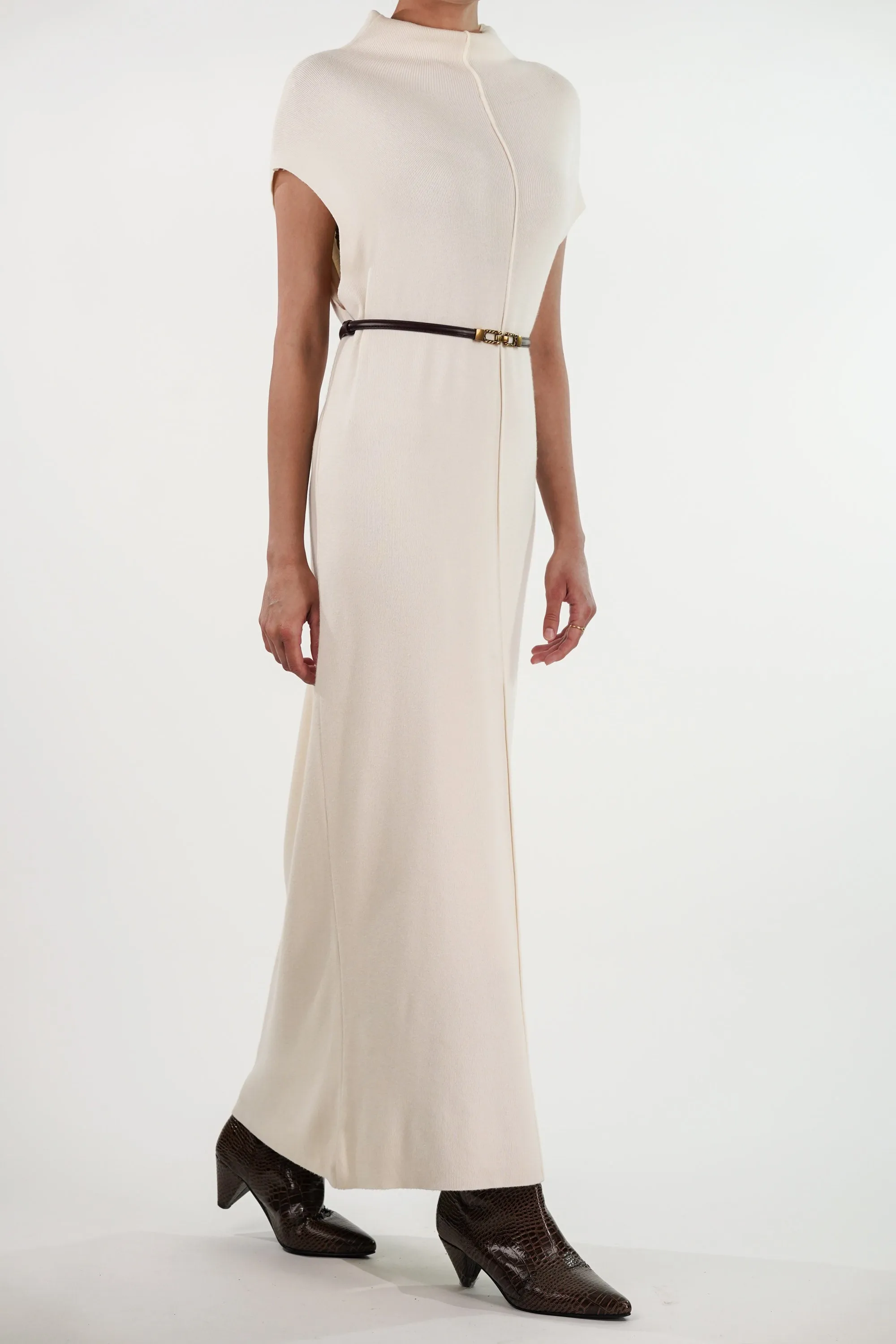 Creamy Vanilla Long Dress