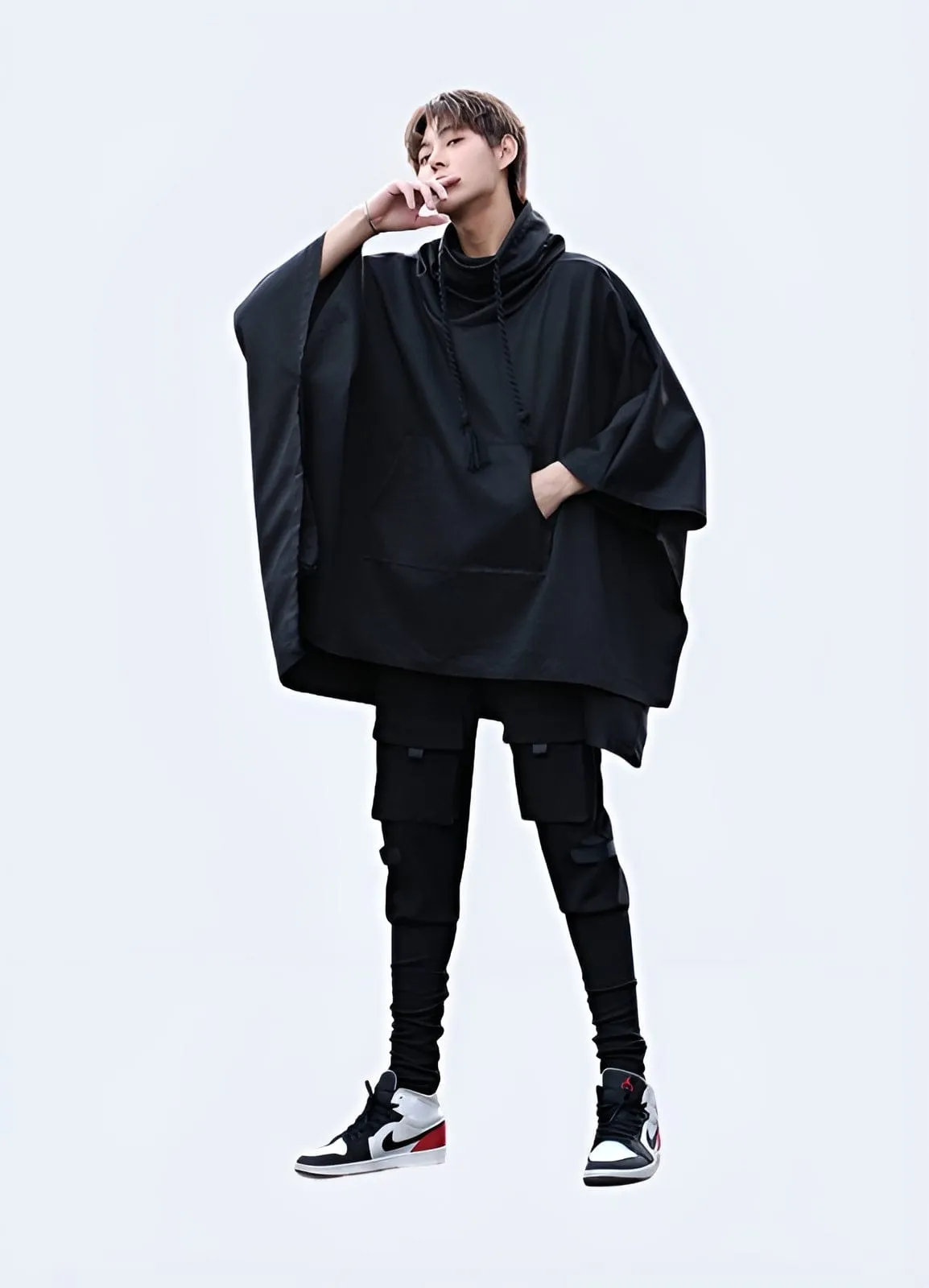 High Collar Poncho