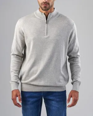 HIGH-NECK SWEATER WITH ZIPPER - CHINEE