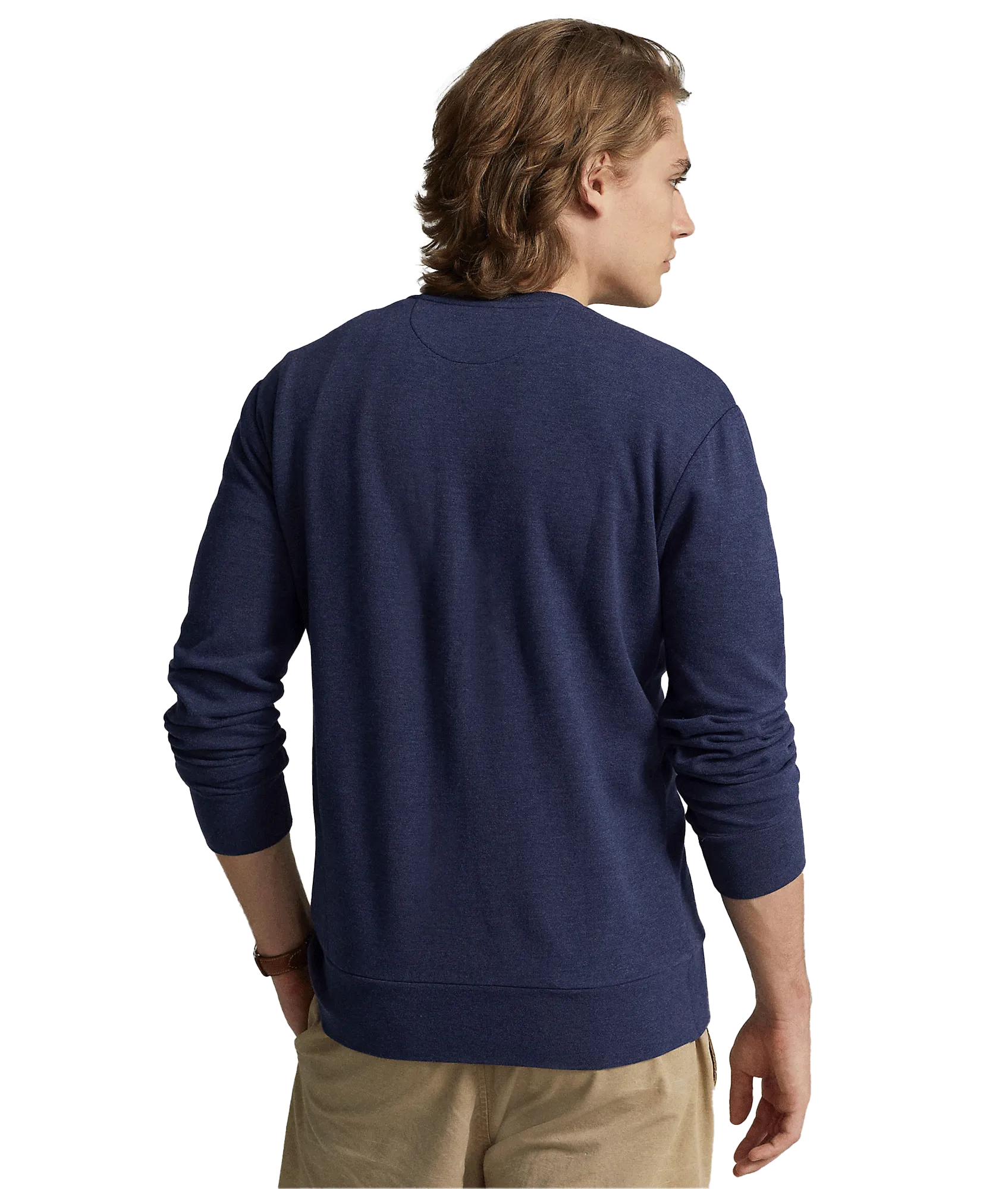 Luxury Jersey Crewneck Pullover - Blue