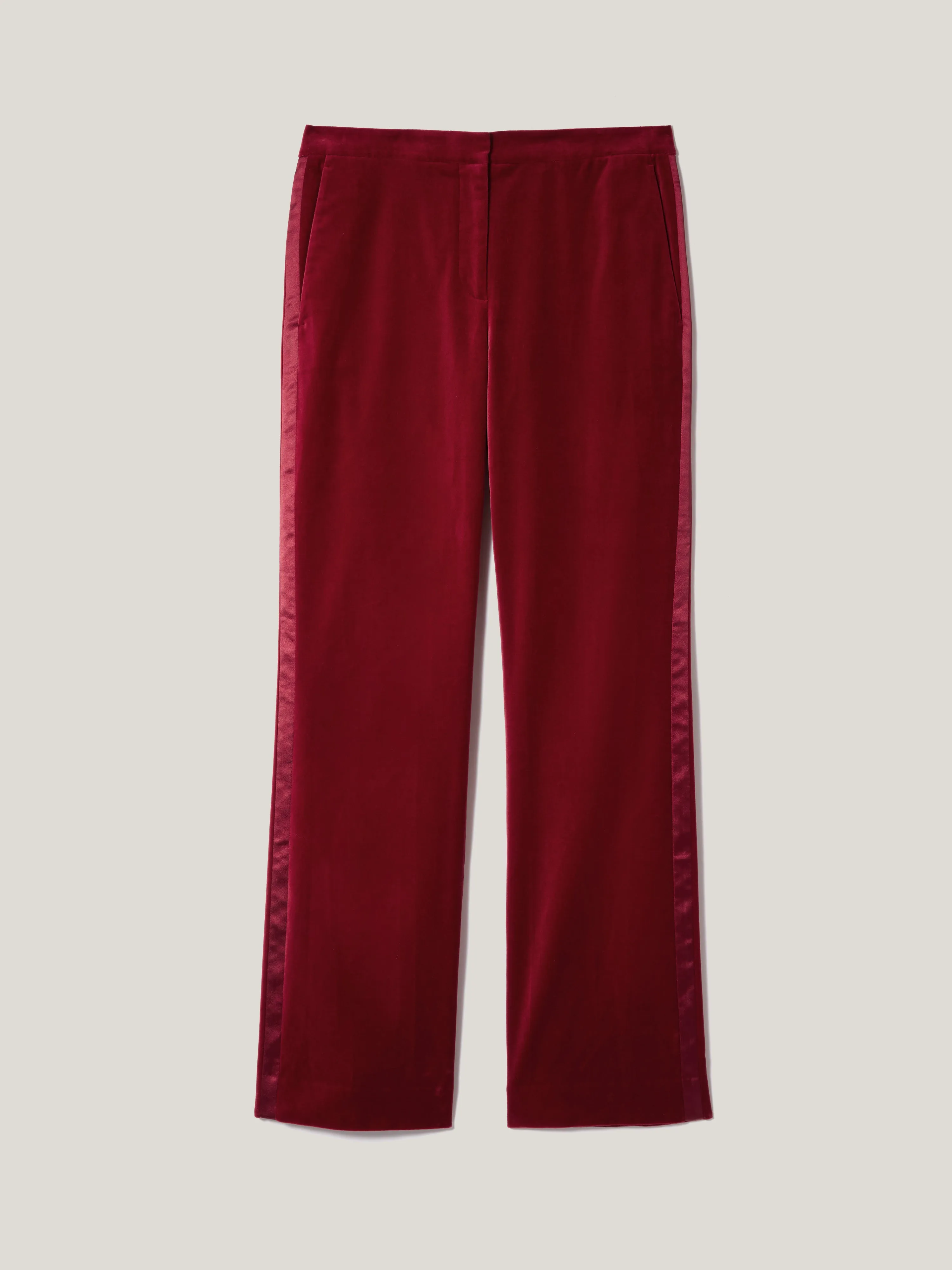 Mason Velvet Trouser | Red