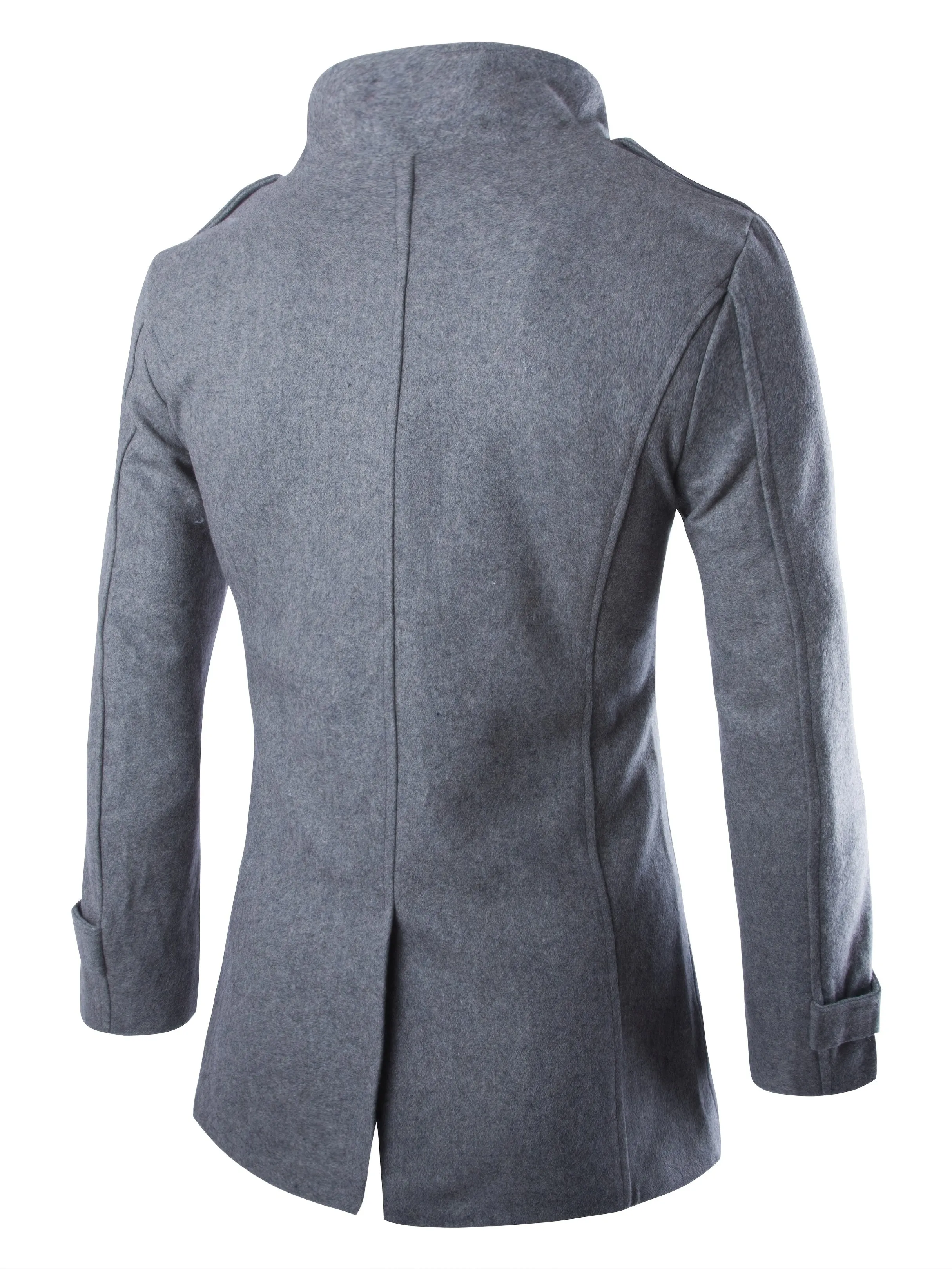 Men's Double-Breasted Overcoat