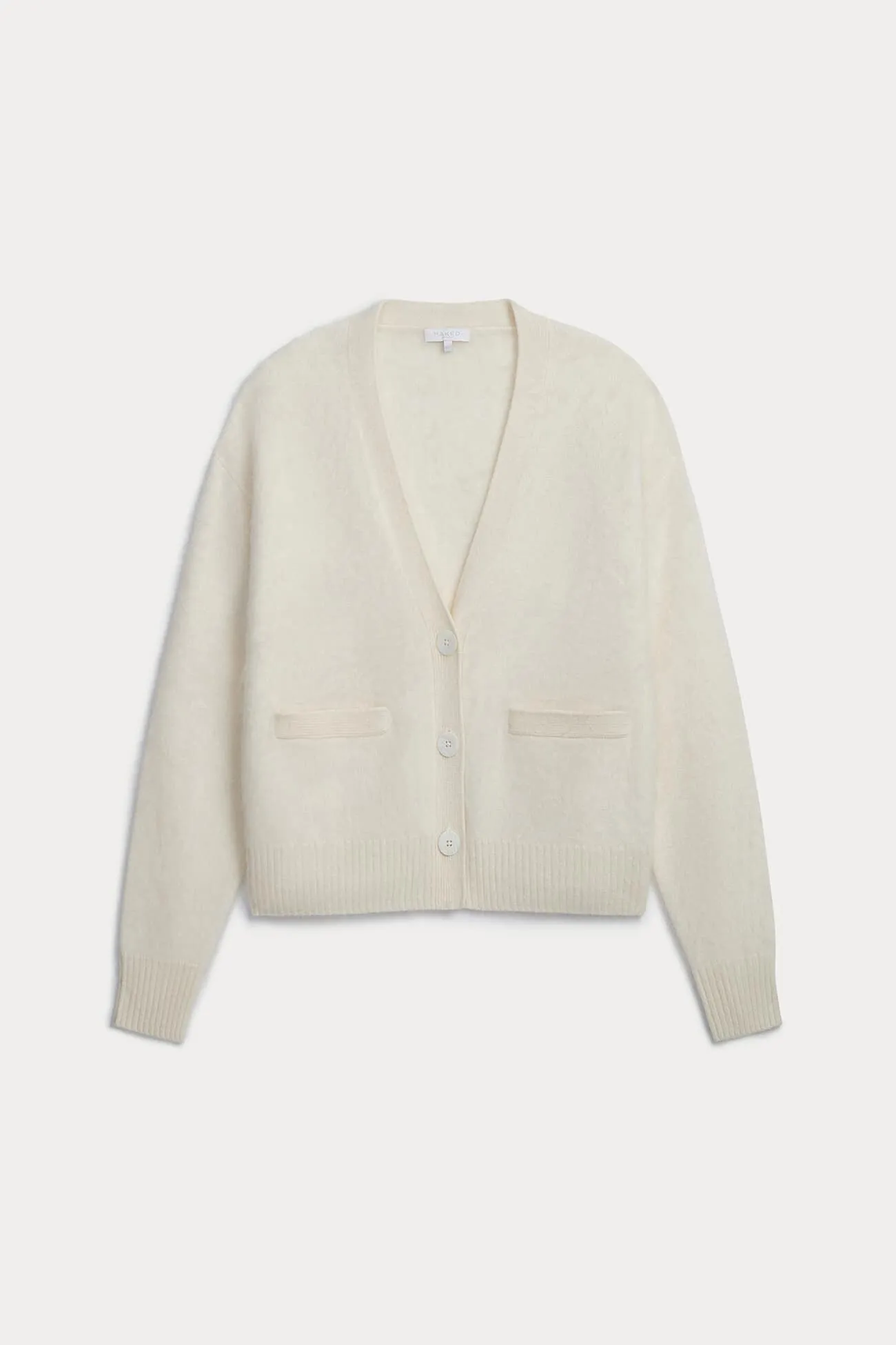 MICHAELA BRUSHED CASHMERE CARDIGAN