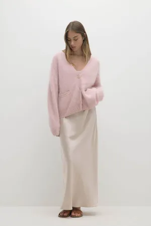 MICHAELA BRUSHED CASHMERE CARDIGAN