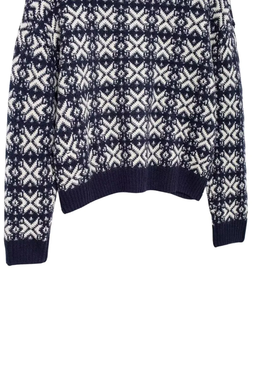 'Ned 'Sleek High-Neck Jacquard Knit Sweater