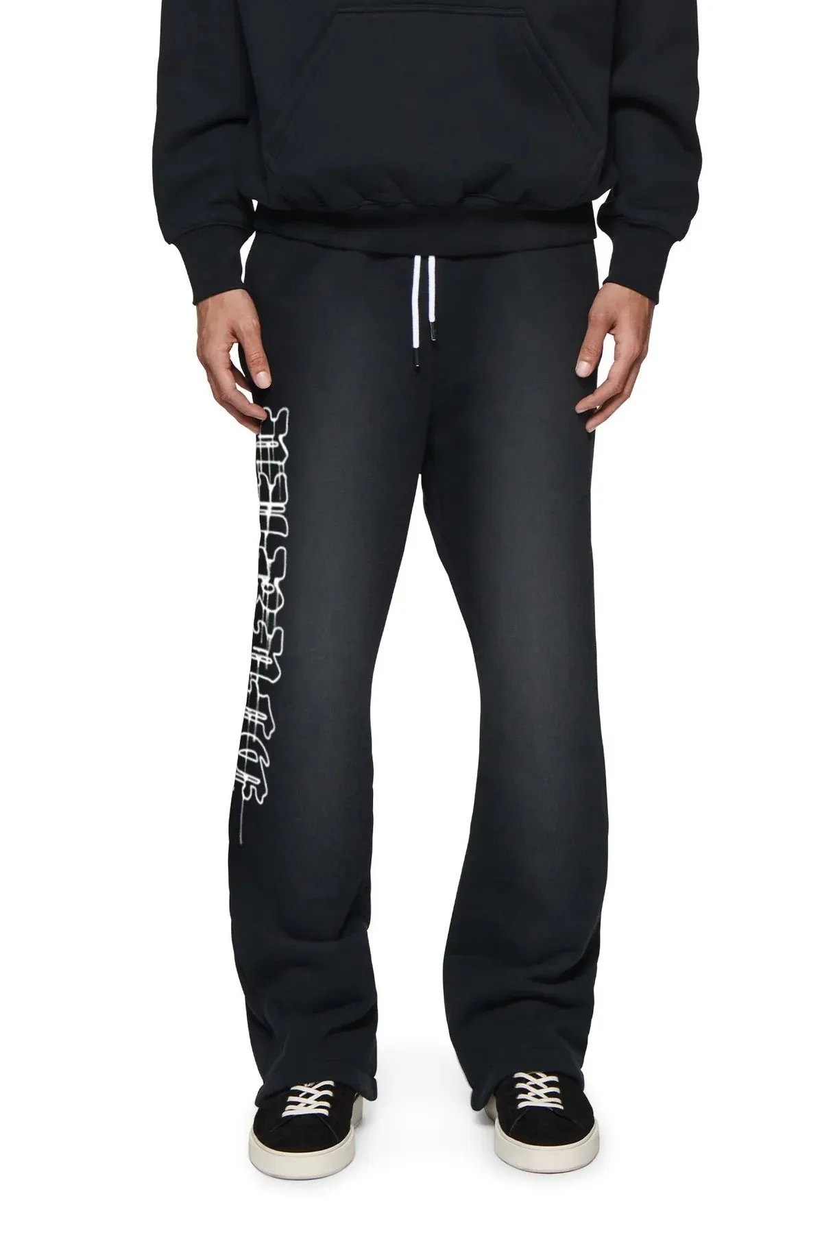 P459 Fleece Flare Pant  (Black) - P459-HBGW125