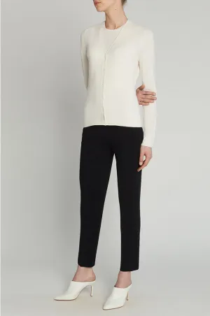 SHAPED CLASSIC CASHMERE V-NECK CARDIGAN