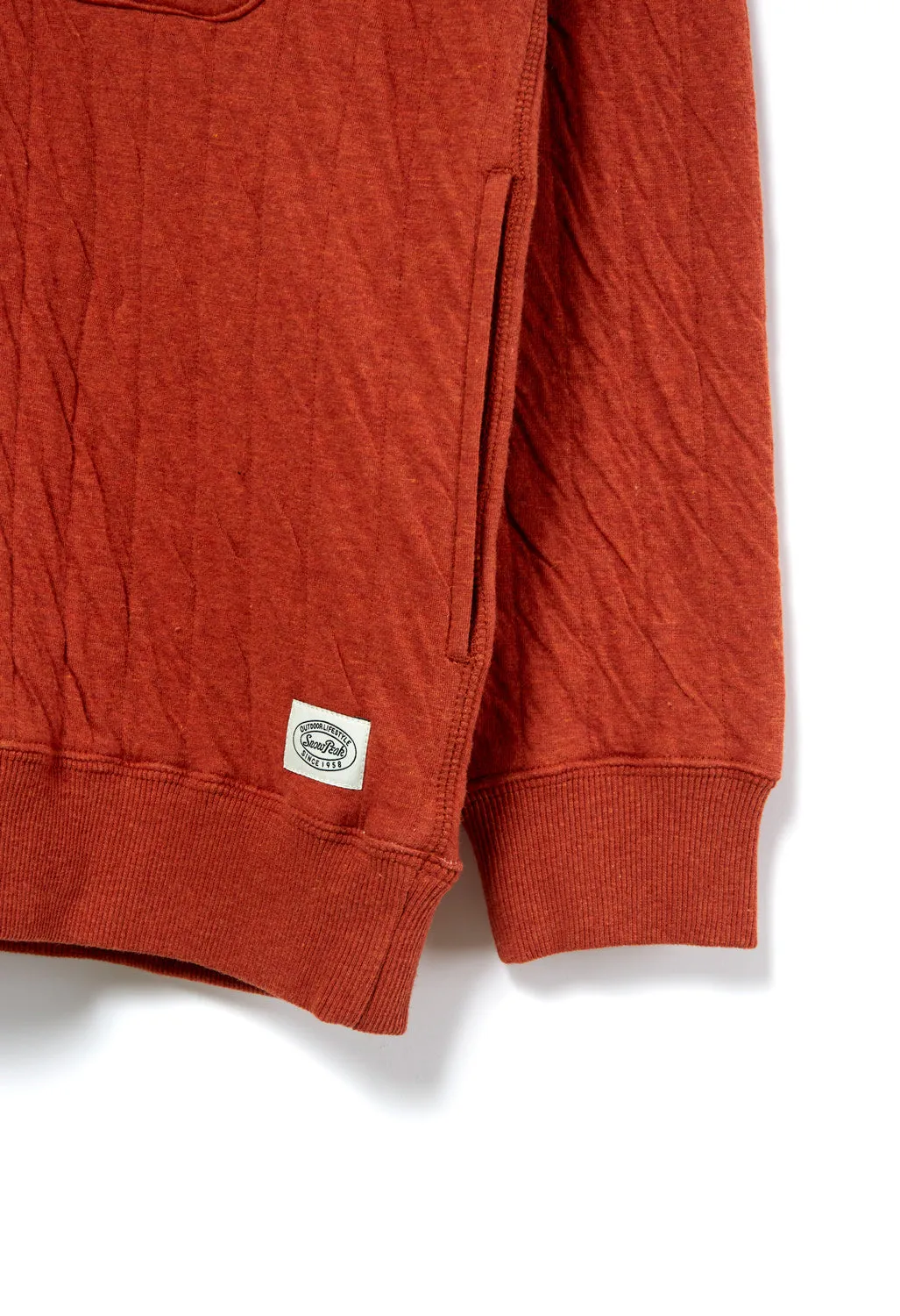 Snow Peak Natural Warm Stretch Pullover - Orange