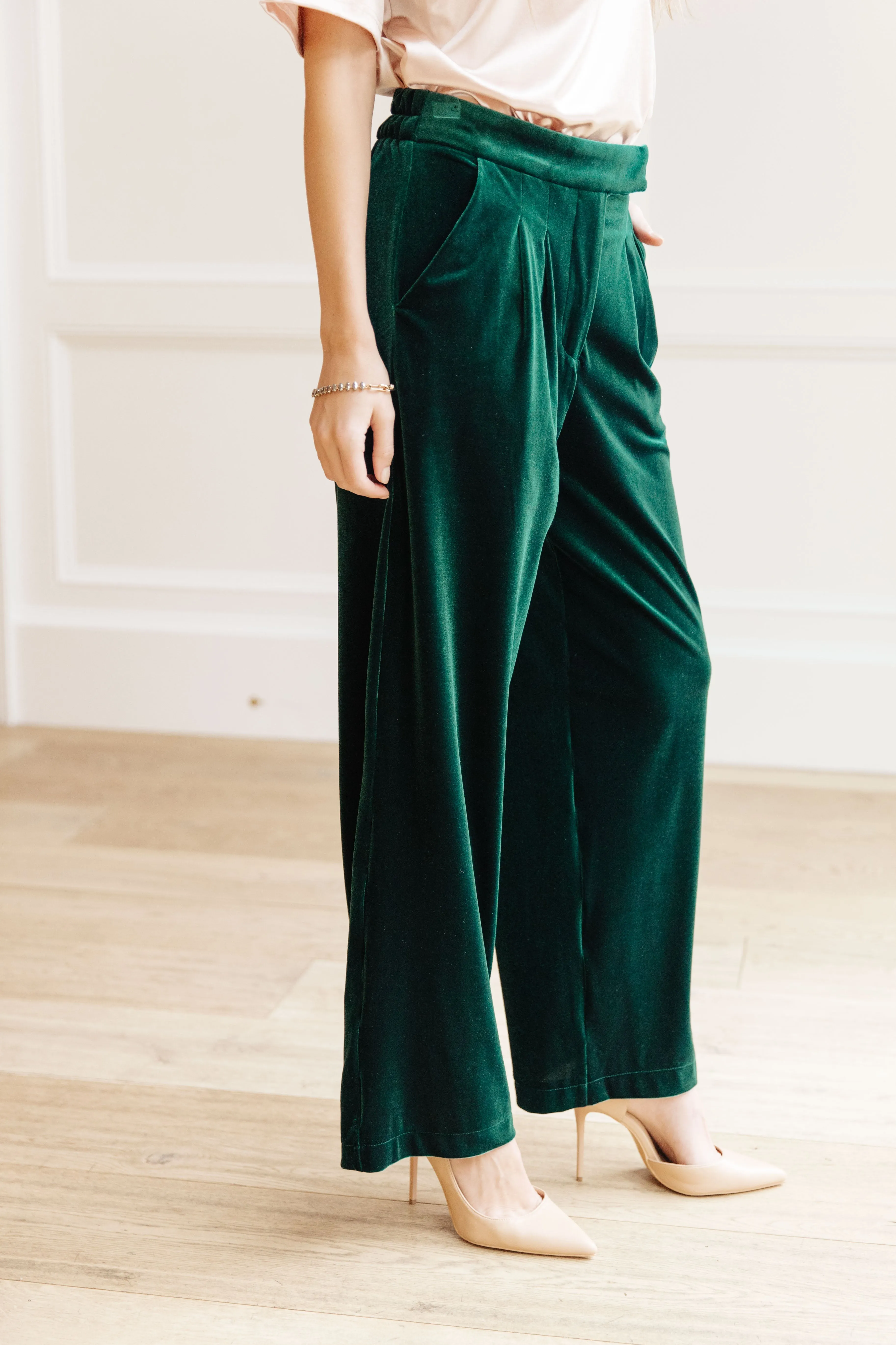 SP24- Velvet Elvis Wide Leg Velvet Pants