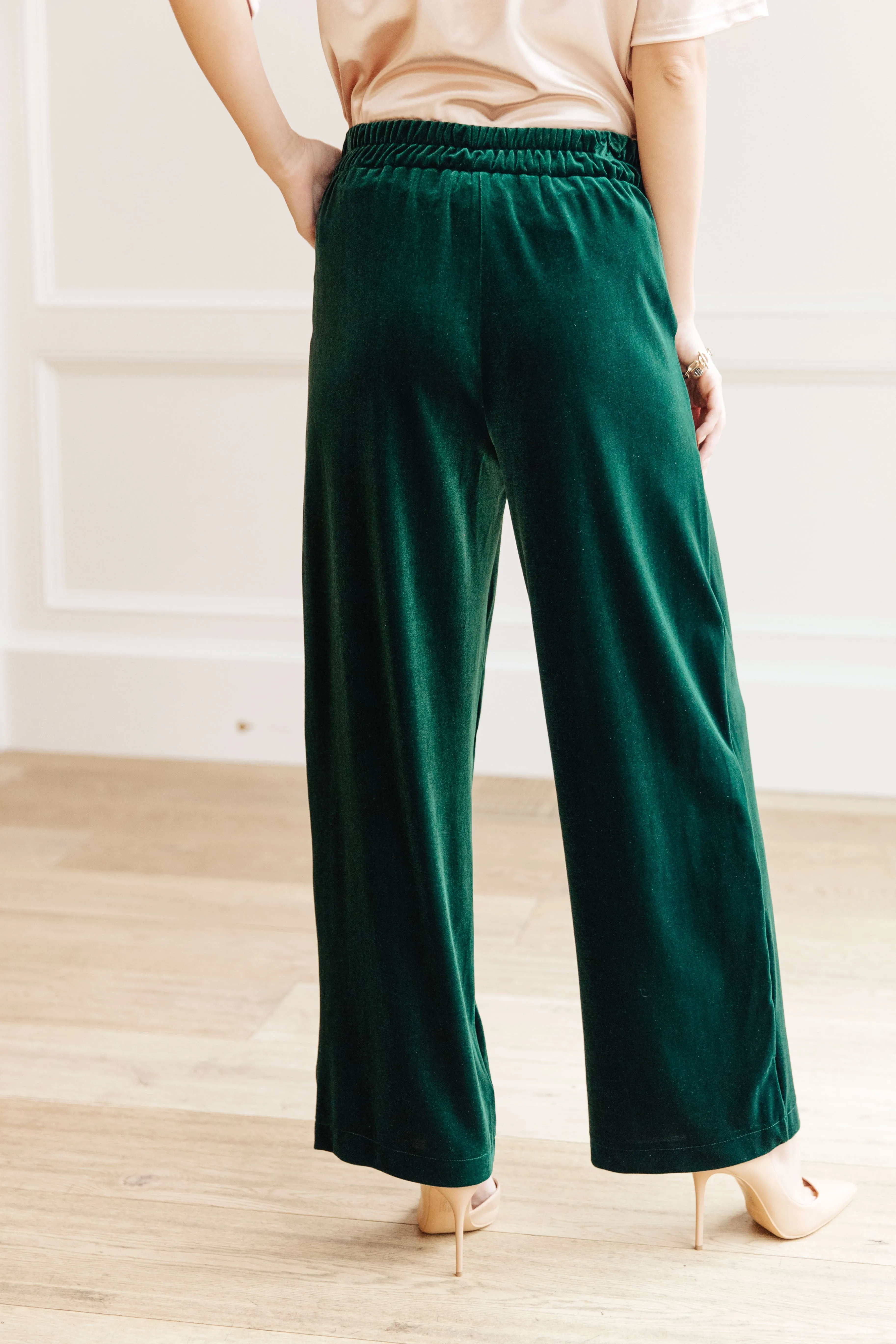 SP24- Velvet Elvis Wide Leg Velvet Pants