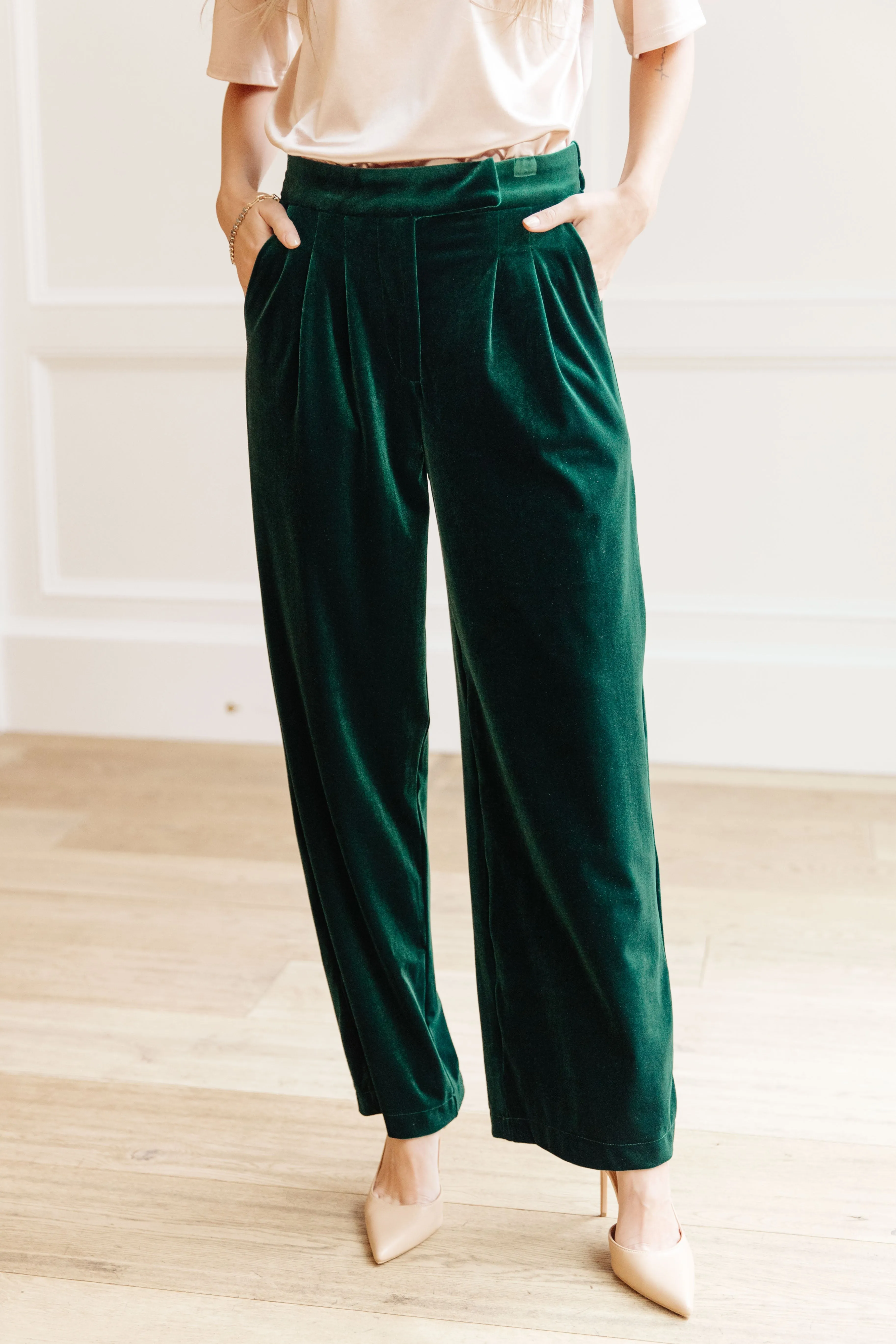 SP24- Velvet Elvis Wide Leg Velvet Pants