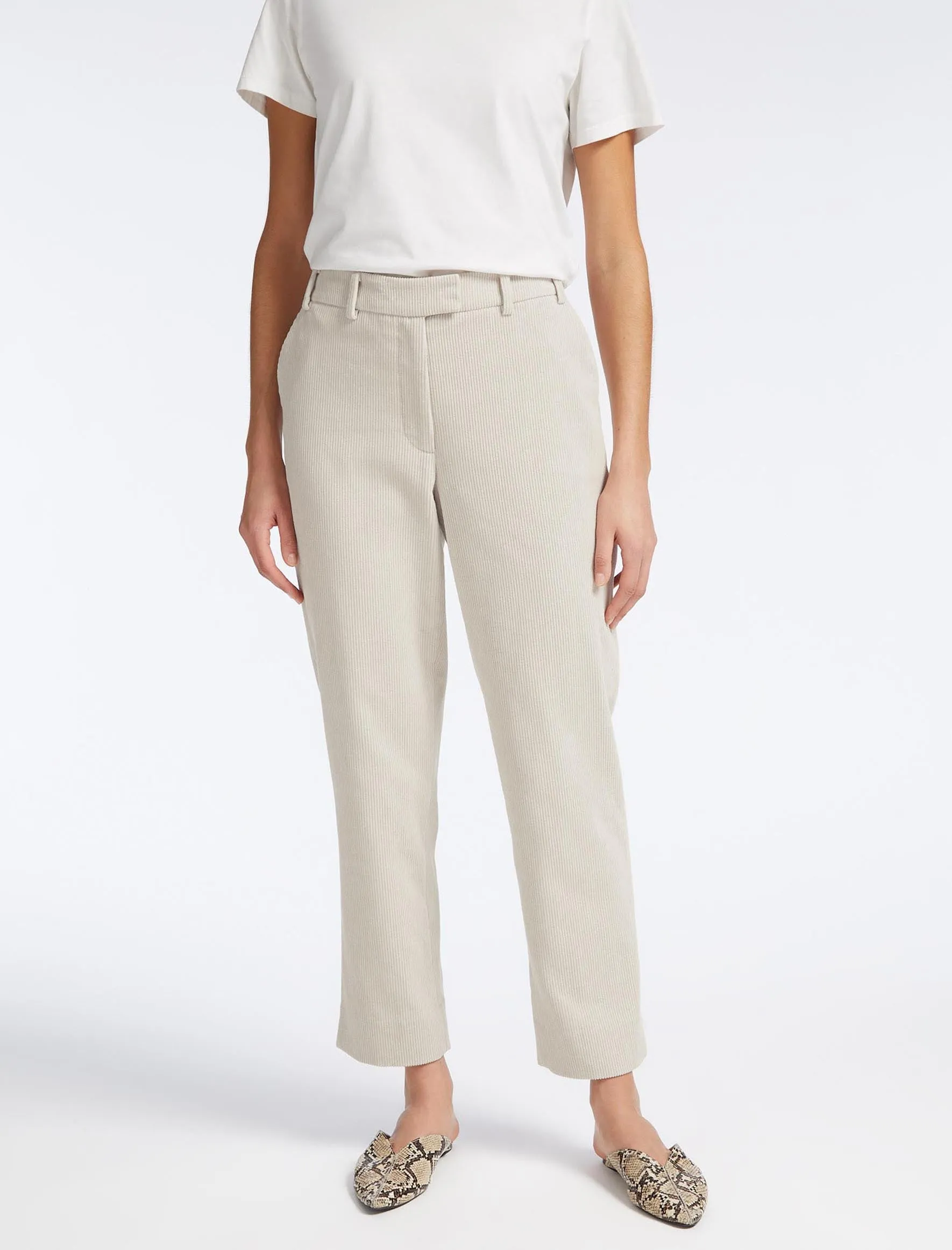 Tatum Corduroy Trouser - Stone